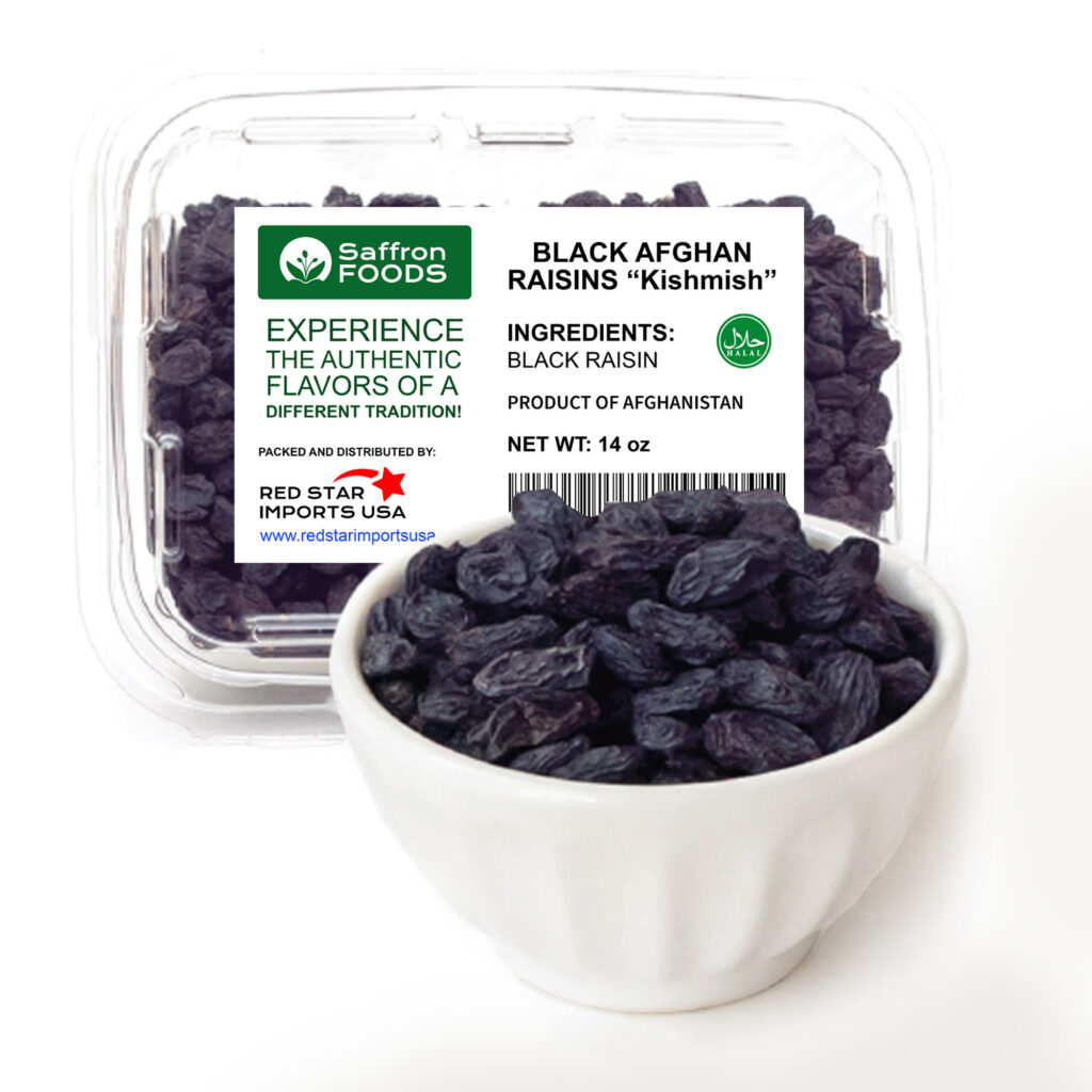 Black Afghan Raisins – Red Star Imports USA